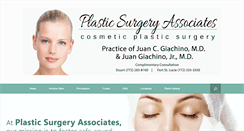 Desktop Screenshot of giachinoplasticsurgery.com